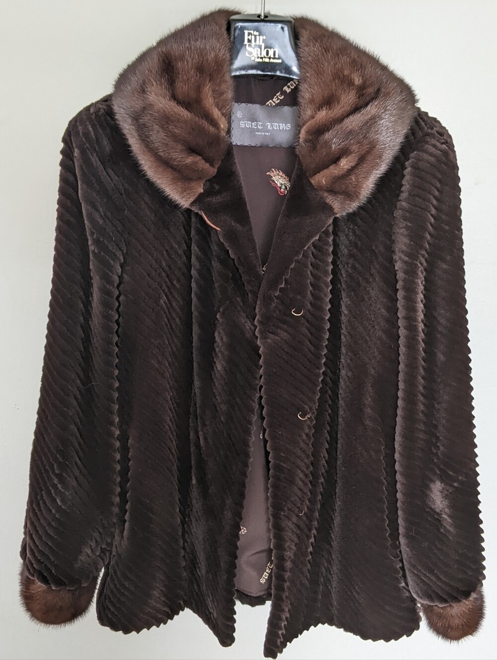 Vintage Italian Sheared Mink Jacket | Smet Lung Club Mink